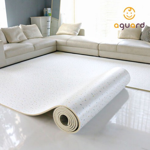 아가드 사뿐 PVC 롤매트 1.1m x 1m 15T 아기 놀이방 매트 유아 층간소음, color/헤링본