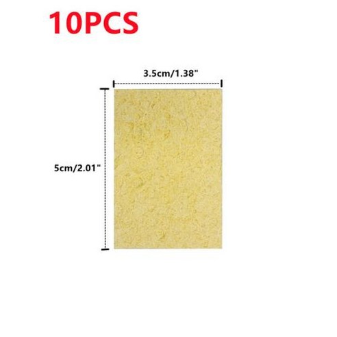 51020pcs 청소 스폰지 솔더 팁 노즐 구리 와이어 클리너 볼 납땜 인두 및, 10pcs 스폰지, 10개
