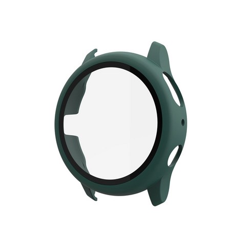 루아러블 갤럭시워치 액티브2 강화유리 올인원 풀커버 보호케이스 40mm, 그린