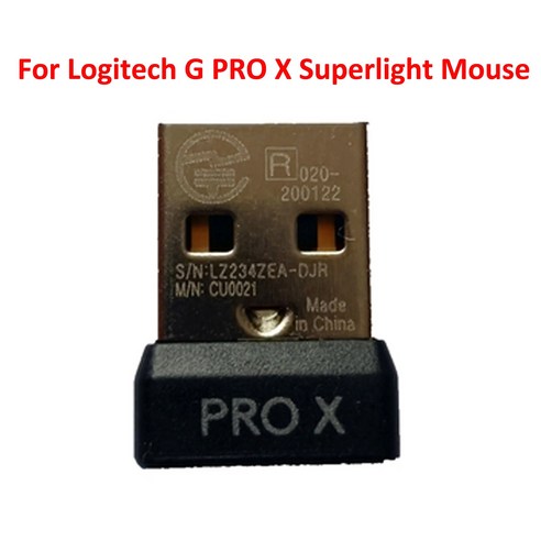로지텍 G PRO X 초경량 무선 게이밍 마우스용 USB 동글 신호 수신기 어댑터 신제품, 한개옵션0