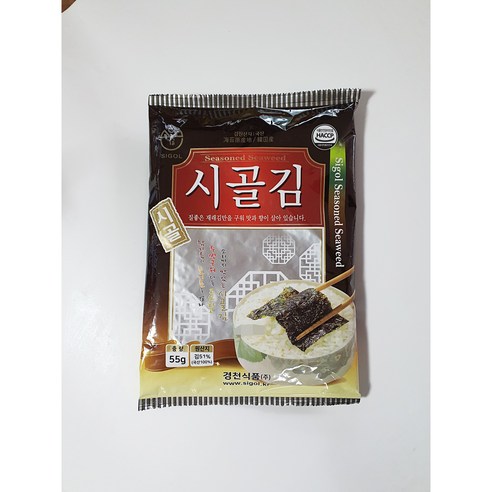 경천식품) 시골 재래 전장김, 55g, 5봉
