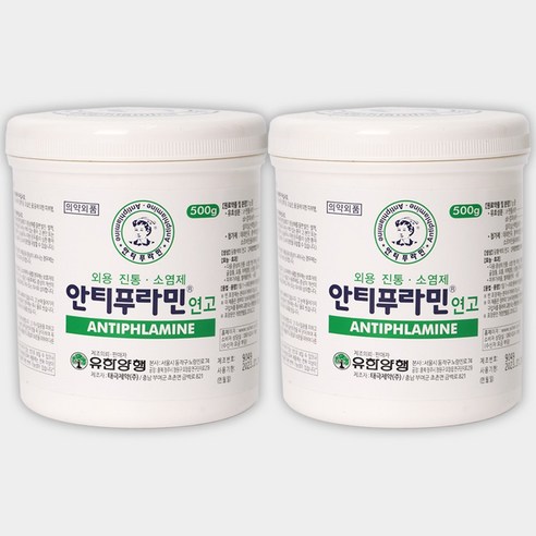 안티푸라민 500g x 2개 바르는 파스 진통소염제 대용량, 12개