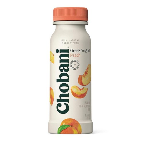 상큼한 초바니 그릭 요거트 피치, 건강한 하루의 시작!