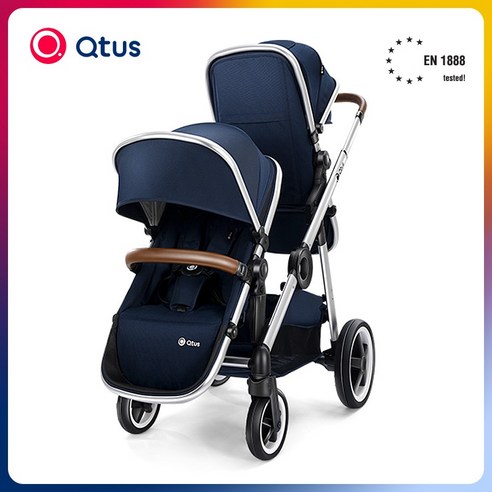 QTUS DuetPro: 스타일과 편안함을 담은 쌍둥이 유모차로 특별한 순간을 함께하세요.