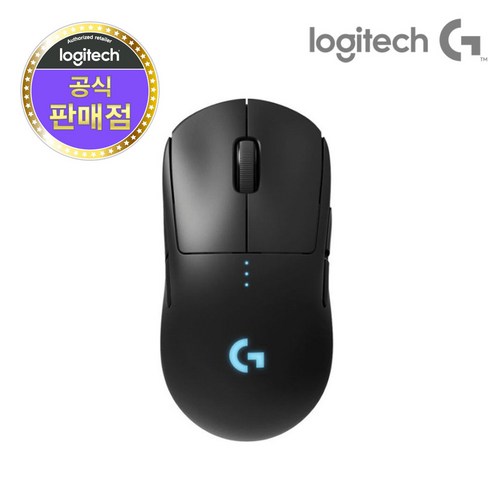 로지텍코리아(정품) G PRO WIRELESS 무선 게이밍 마우스 (마우스파우치포함), 블랙+블랙파우치