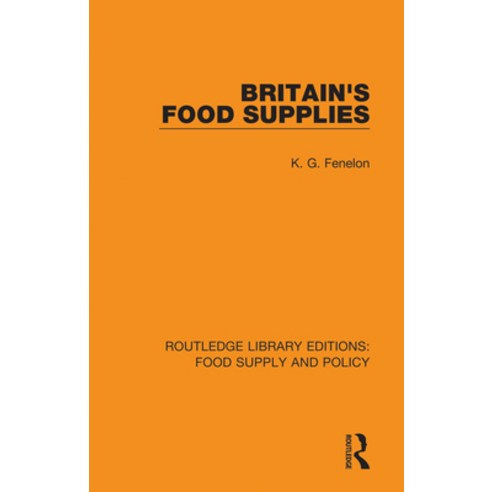 Britain''s Food Supplies Paperback, Routledge, English, 9780367275921