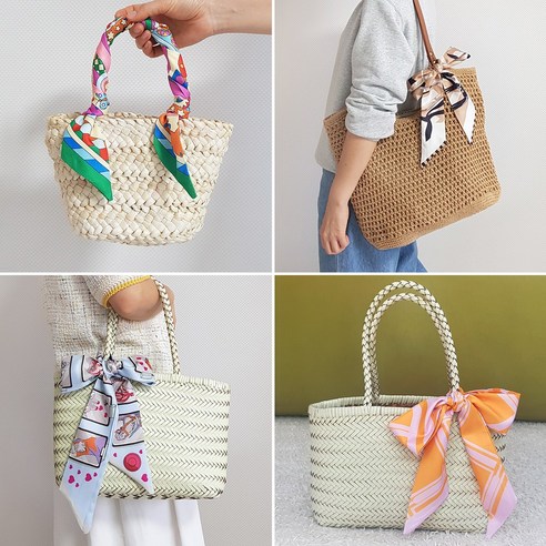 작은 변화로 완성하는 특별한 스타일, 폼비 미니 스카프 쁘띠 방도