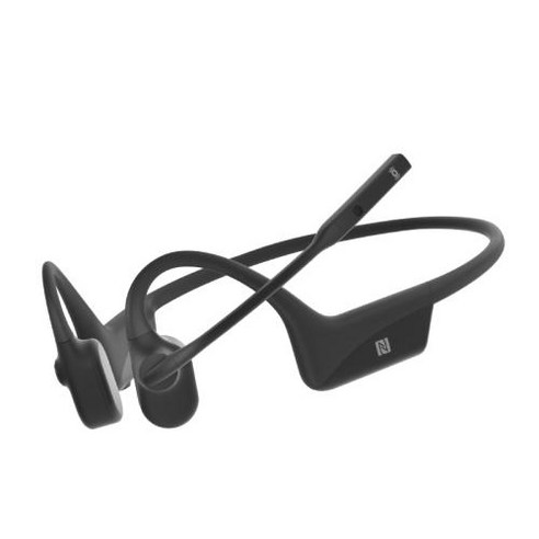 샥즈 오픈컴 스포츠 골전도 블루투스이어폰, 블랙, C102