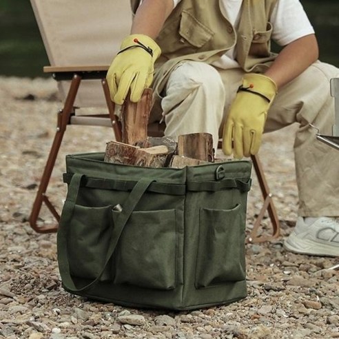 캠핑 장비를 더 편리하게 정리하는 파우치랩 멀티 포켓 수납 가방