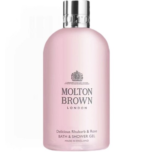 몰튼브라운 딜리셔스 루바브 & 로즈 배스 & 샤워 젤, 1개, 300ml