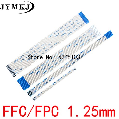 FPC FFC 플렉시블 플랫 케이블 AWM 20624 80C 60V VW-1 4P 5 6 7 8 9 10 11 12 13 14 15 16 1.25mm 피치 핀 18 19 20 21, [05] Length 1000mm-1m, [20] 30P ( 2 Pcs ), [02] B-Type, 1개