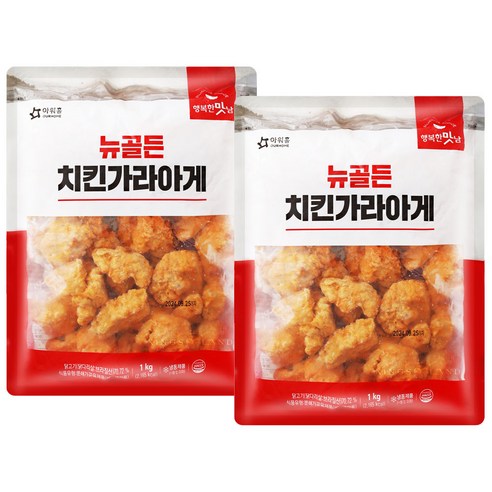 아워홈 골든치킨 가라아게 1kg, 1kg, 2개