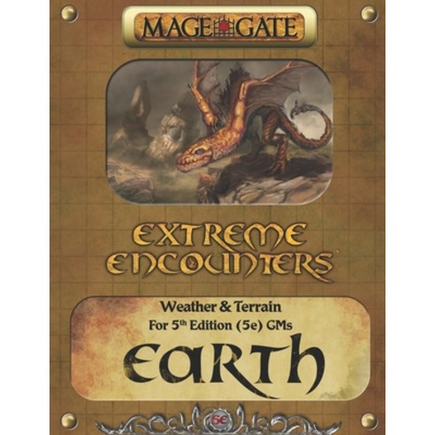 (영문도서) Extreme Encounters: Weather and Terrain: Earth: For 5th Edition (5e) GMs Paperback, Independently Published, English, 9798418382337