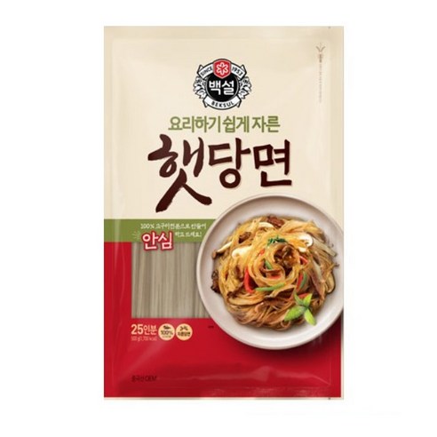 백설 햇당면, 500g, 3개