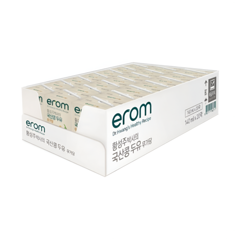 이롬 황성주 박사의 국산콩 두유 무가당 140ml X 48팩