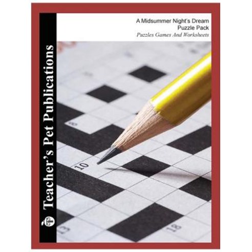 (영문도서) Puzzle Pack: A Midsummer Night''s Dream Paperback, Teacher''s Pet Publications, English, 9781602493636