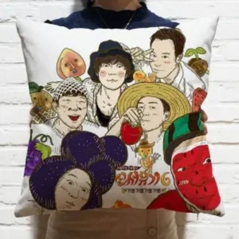 신서유기 굿즈 양면 그림 쿠션 베개 50*50cm 45*45cm 60*60cm, 4