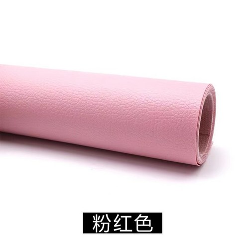 찢어진 소파 의자 벽지 커버 인조 가죽 스티커, 50CMX137CM, 핑크
