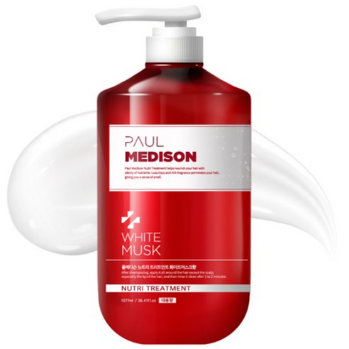 폴메디슨 뉴트리 화이트머스크향 헤어트리트먼트, 1077ml, 4개