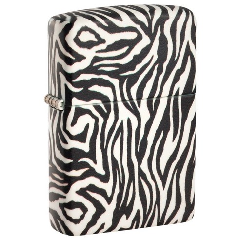 ZIPPO 防風打火機, Zebra Print Design, 57 x 38 x 13mm, 48223