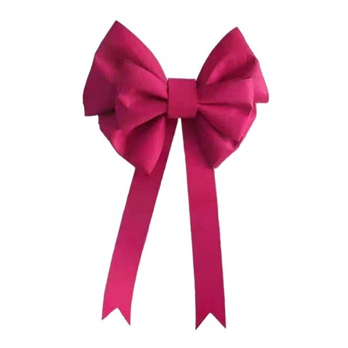 Bowknot 장식 소품 액세서리 장식품 배경 벽 결혼식 휴가를위한 큰 활, 옥스포드 원단, 로즈 레드