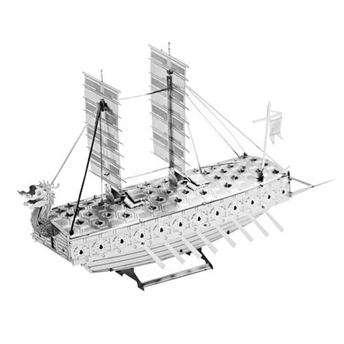 미니 메탈퍼즐 - 거북선 (실버) ble*424BS, 본상품선택, 1, 본상품선택, 1개