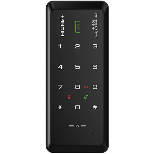 IoT 스마트 도어락 잇소키 (M-1300) 보조키는 Wi-Fi와 하이원플러스, 카드키를 지원하며 2Way 종류로 다양한 편의기능을 제공하는 세련된 도어락
