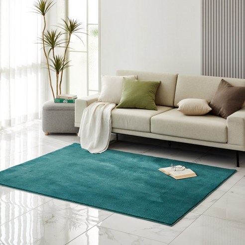 싱그러운 숲을 담은 포근한 휴식, 모던하우스 포시즌 소프트 러그 포레스트 그린