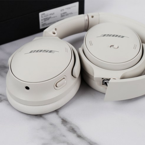 BOSE 보스 QC45 노이즈캔슬링 블루투스 헤드셋 헤드폰, 스톤