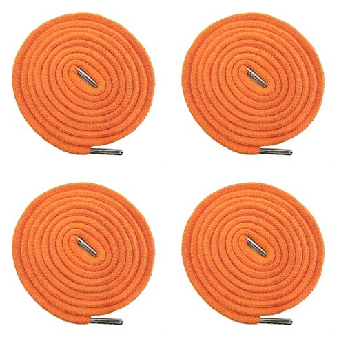 (4개세트) 140cm 원형 후드끈 바지끈 후드티 끈 츄리닝 허리끈 철팁 스트링 35색상, 오렌지(4개), 1개