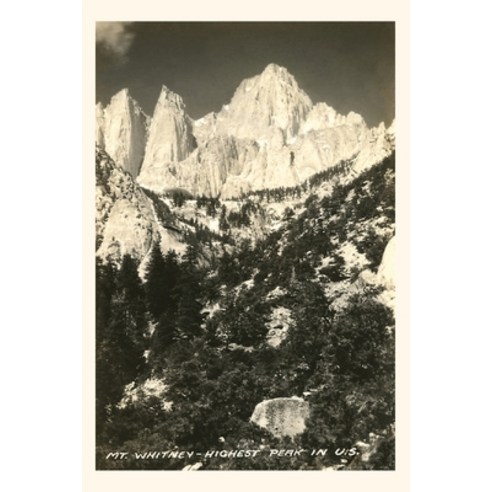 (영문도서) The Vintage Journal Mt. Whitney Paperback, Found Image Press, English, 9781648116667