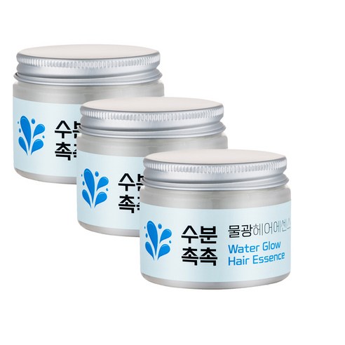 수분촉촉 물광 헤어 에센스 100ml, 3개