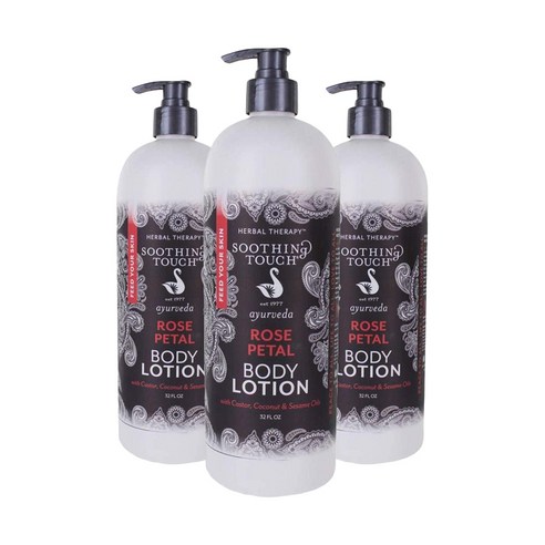 수딩터치 바디 로션 로즈 페탈 향, 3개, 946.4ml