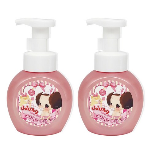 [뚱] 베이비 버블비누, 300ml, 2개