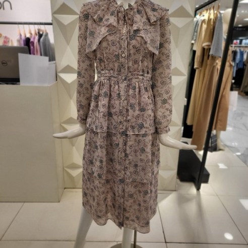 온앤온원피스  [온앤온] NC11 프릴 나염 쉬폰 원피스 NJW2AO715