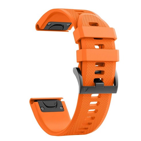 Garmin Tactix Delta Solar D2 Bravo D2 Charlie D2 Delta PX 스트랩 가민 QUICK FIT 26mm 실리콘 고무 손목 밴드 시계대, #8, Quick Fit 22mm
