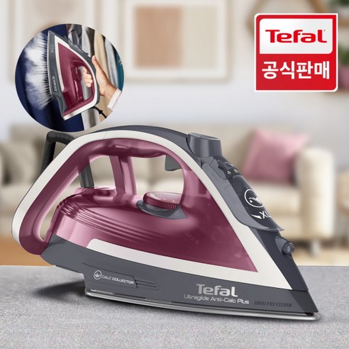 [테팔(가전)] [공식] 테팔 스팀다리미 울트라글라이드 플러스 FV5843, 단품, 1개