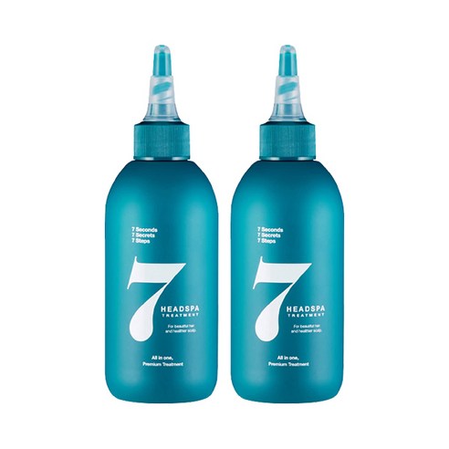 헤드스파7 파란눈 블랙 헤어 트리트먼트 200ml x2, 1세트