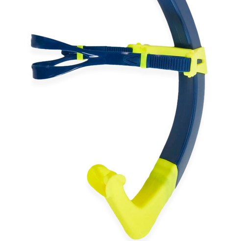 아쿠아스피어 포커스 센터스노클: 퍼지 밸브, 안정적인 마우스피스, 견고한 헤드 브라켓이 있는 고급 스노클링 장비