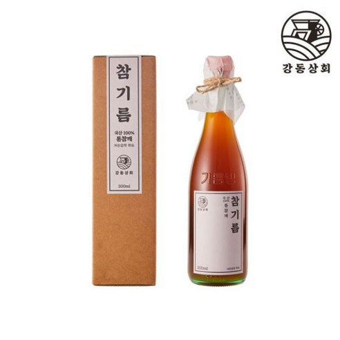 강동상회 국산 참기름 300ml 11203444, 참기름300ml 들기름300ml 중국산 각각, 5개