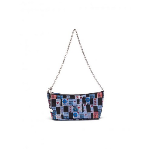 마뗑킴 추천상품 MATIN KIM 마뗑킴 BERLIN PRINT C하이N CANOE BAG IN BLUE