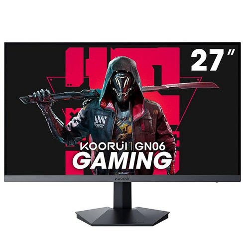 KOORUI 27인치 게이밍 모니터-FPS용/풀HD/Fast IPS 비광택/DP·HDMIx2/높이·기울기 조절/1ms GTG/165Hz/NVIDIA G-SYNC, 상세페이지 참조, 상세페이지 참조