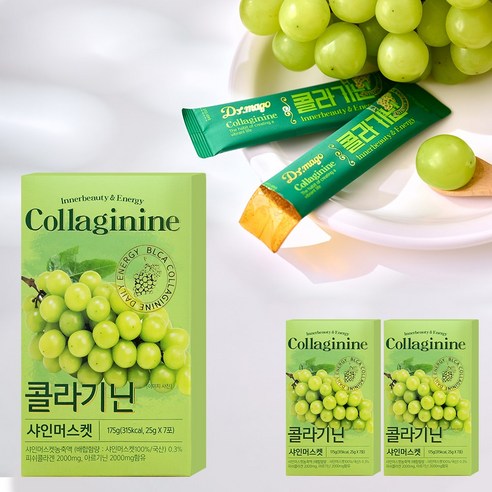 콜라기닌 골프 등산 라운딩 간식 아르기닌 콜라겐, 175g, 3박스