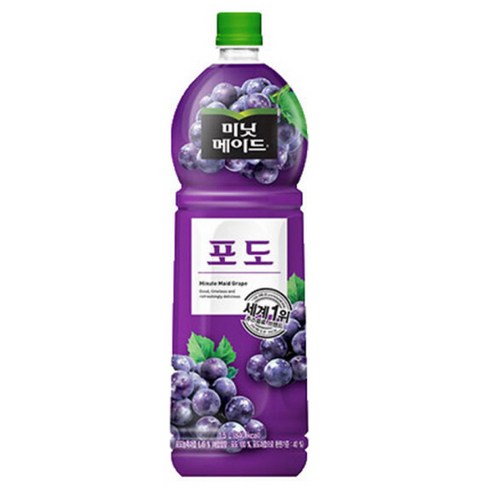 코카콜라 미닛메이드 오리지날 포도100 1.5L펫x12개입, 1.5L, 29개