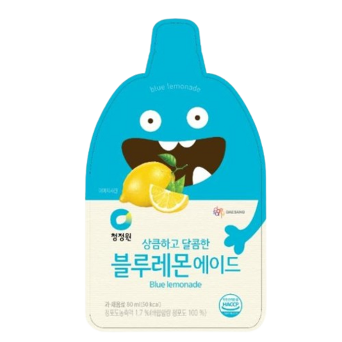 청정원 상큼하고 달콤한 블루레몬에이드 80ml, 32개