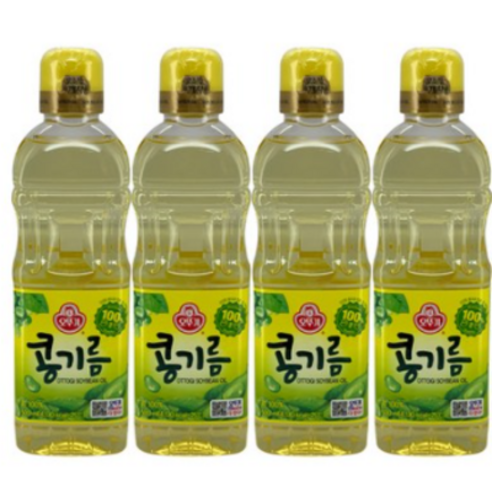 [뚜나샵] 오뚜기 콩식용유 500ml, 24개