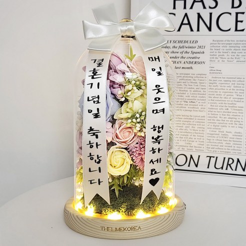 인디포토 (거치대증정) 차량용대쉬보드액자9X9CM(대), 1개 취업사진 11 더라임코리아 승진 블링라벤더 미니 화환 유리돔 무드등