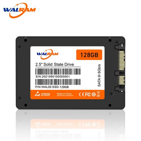 내장하드 대용량하드디스크 WALRAM-SATA3 SSD 128/256/120/480GB/512GB/1TB Hdd 2.5 하드디스크 인치 노트북용 내부 솔리드 스테이트 드라이브 24, [01] 128GB, 01 128GB, 없음