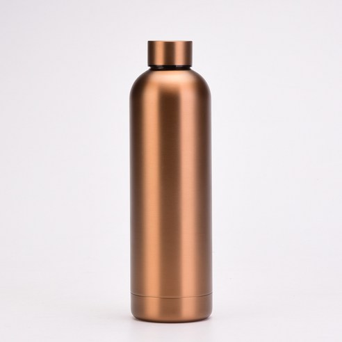 ZZJJC 2단 304 스테인리스 텀블러 물병 750ML 대용량 아웃도어 스포츠 스크럽 물컵, 전기도금 J형