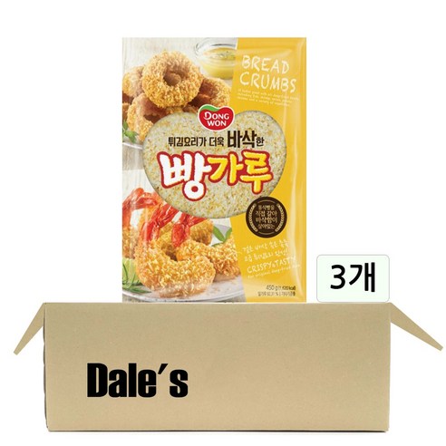 25111 데일즈기획 동원 빵가루, 3개, 450g